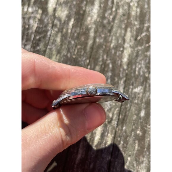 Vintage 1960s Bulova Watch Manual Wind Mechanical Shock Water Anti Magnetic Runs - Picture 8 of 10